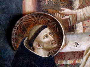 DETTAGLIO DI SAN NICOLA, AFFRESCHI DEL CAPPELLONE