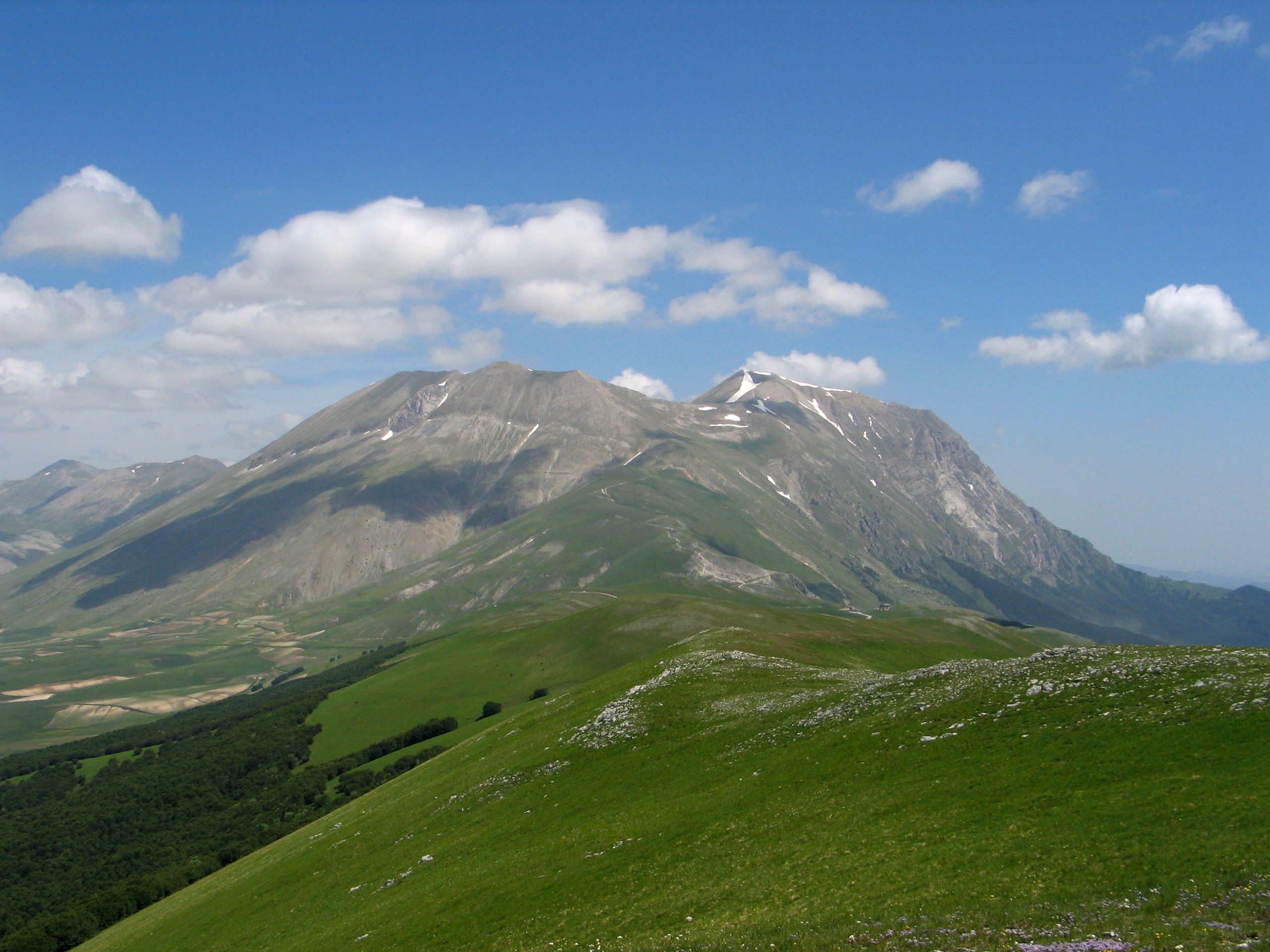 Foto del Monte vettore visto da sud